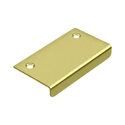 DCM315U3-UNL Drawer, Cabinet, Mirror Pull, 3" x 1-1/2" in Unlacquered Brass