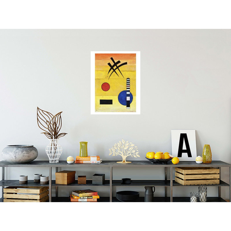 Signe par Vassily Kandinsky - Estampe numérique, H 28 po x l 22 po