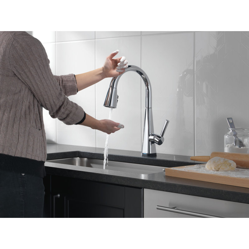 Robinet d'évier de cuisine Lenta, Chrome chrome