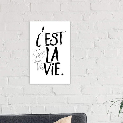 C'est La Vie by Honeymoon Hotel - Wrapped Canvas Print