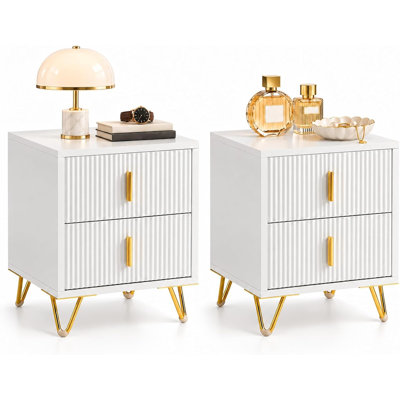 40 cm W Bedside Table