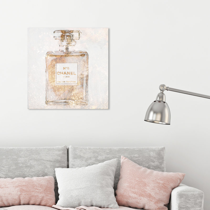 Parfum Glimmer - peinture sur toile, Toile tendue, H 20 po x l 20 po, Sans cadre