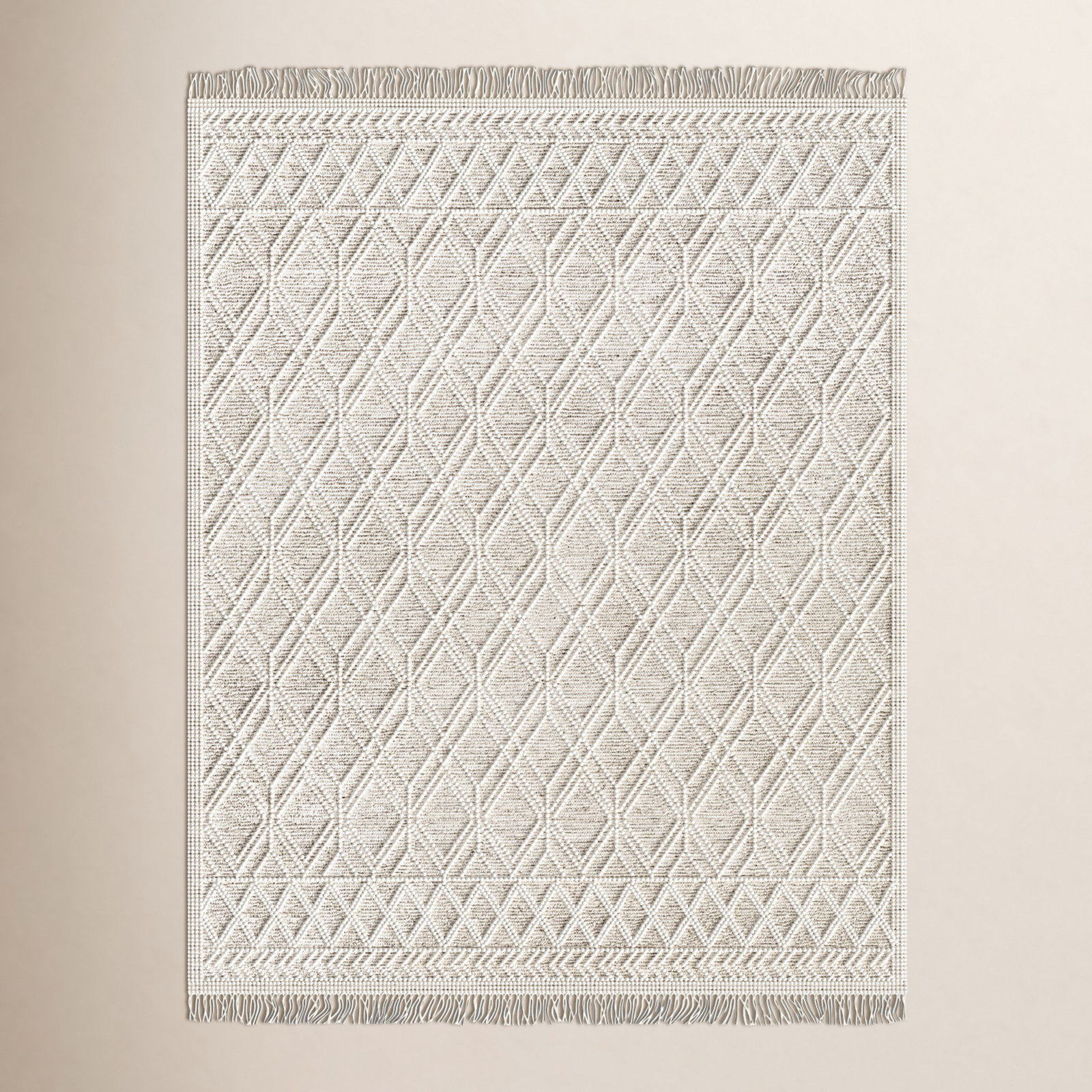 Esty Handmade Wool Rug, Rectangle 8' x 10'