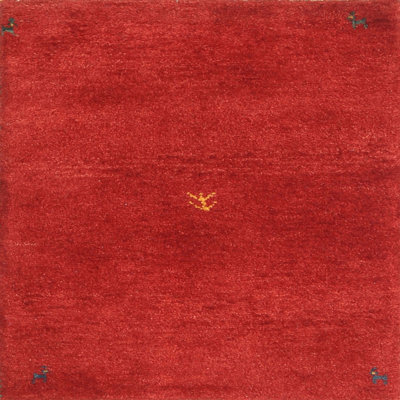 Tapis de zone rouge contemporaine