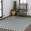 Tapis intérieur / extérieur turquoise / crème Aimee-612643753