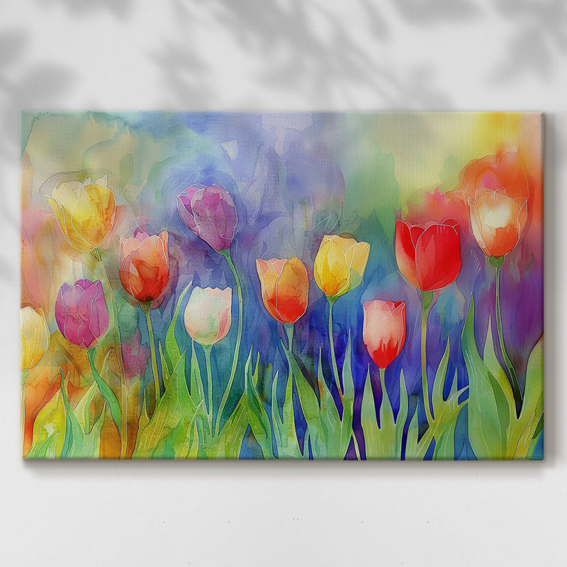 Série Floral-LXVI -Galerie enveloppée Cavas, 12 x 18