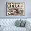 «Shiplap Coffee Sign A» par Jean Plout, art mural sur toile-261866044