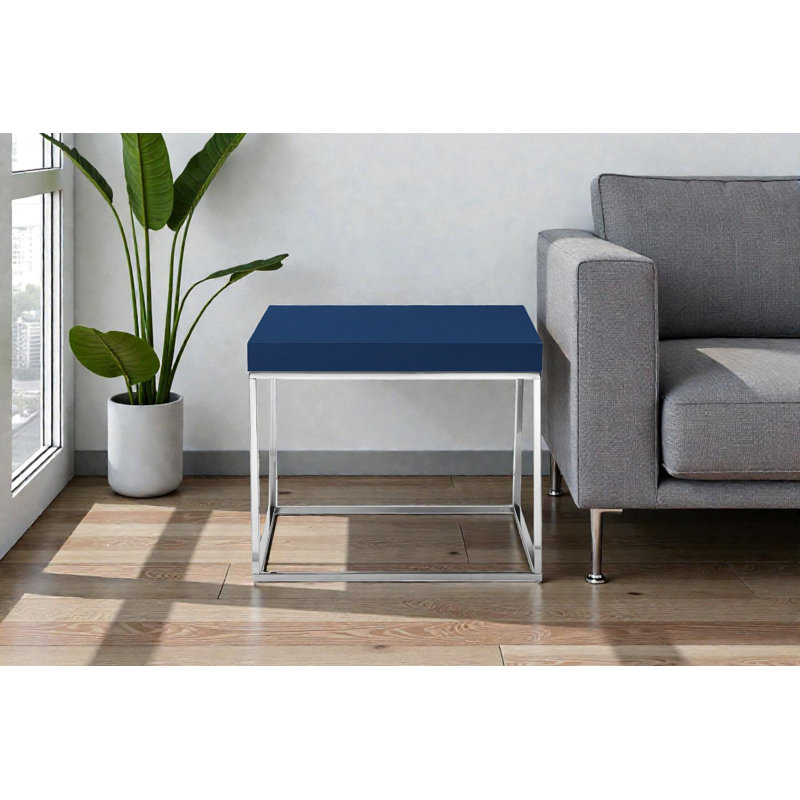 Table de bout Fred Frame, Bleu marine