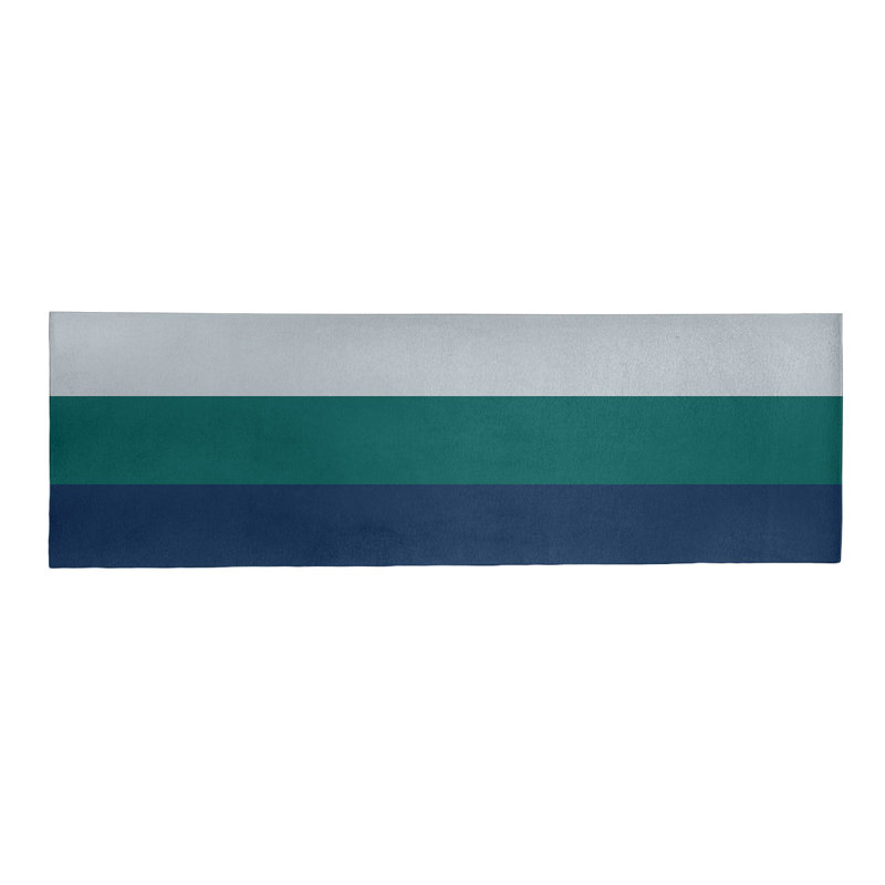 Chenille Striped Indoor Rug, Runner 2'6" x 8'