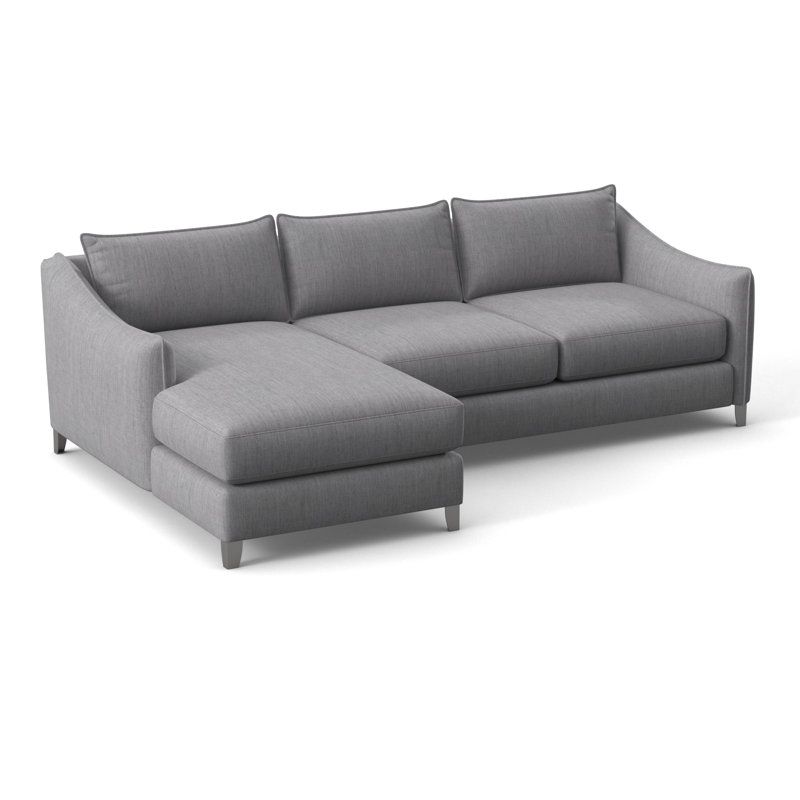 Monterey Patio Sectional with Cushions, Canvas Granite Sunbrella® Canvas