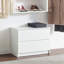 Système d'organisation mural blanc en bois
