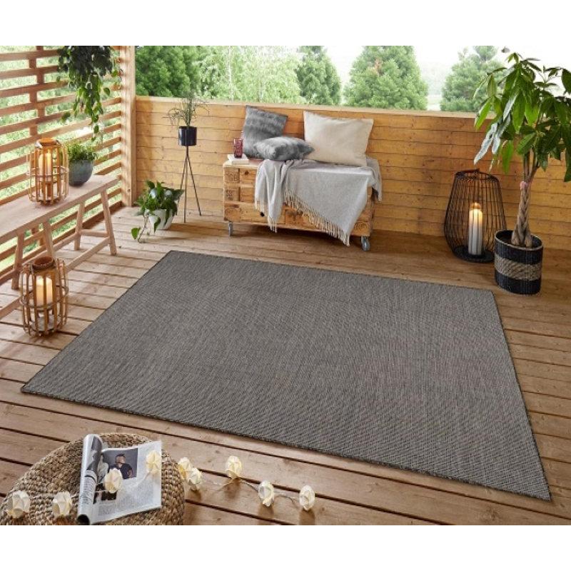 Calyspo Indoor Outdoor Pebble Rug, Rectangle 3'3" x 5'