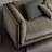 Industrial Three-Seater Straight Sofa