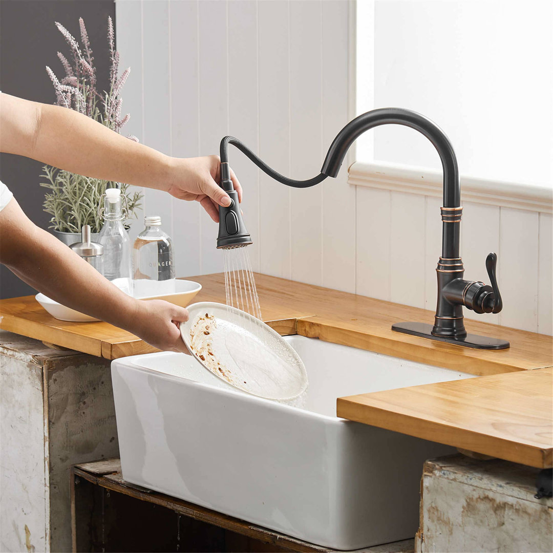 AWZTOO Pull Down Kitchen Faucet AWZTOO 