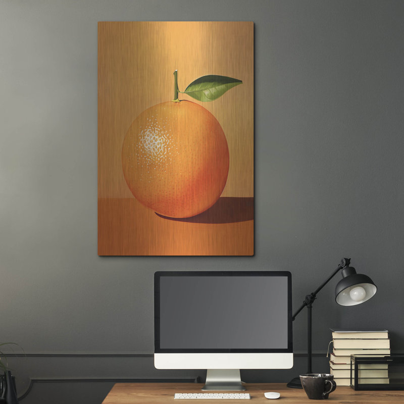Orange' by Andreas Magnusson Metal Wall Art, 36" H x 24" W