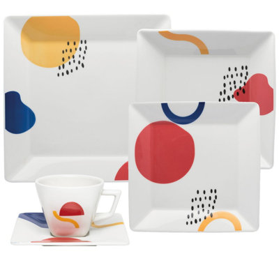 Jennevie Dessau 20 Pieces Dinnerware Set Service For 4