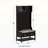Versatile Hallway Storage Solution with Stylish Seat and Functional Shelves-1887679955