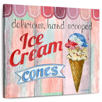 Khylige Summer Treats - Plaque murale crème glacée