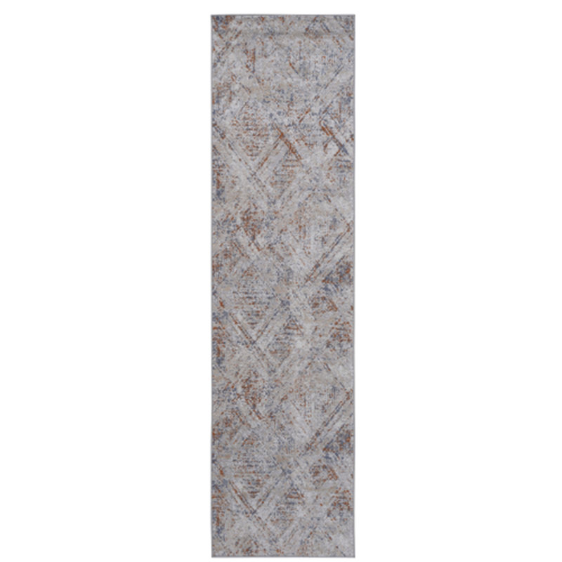 Tapis à motif géométrique Collection, Tapis de couloir 2 pi 2 po x 8 pi