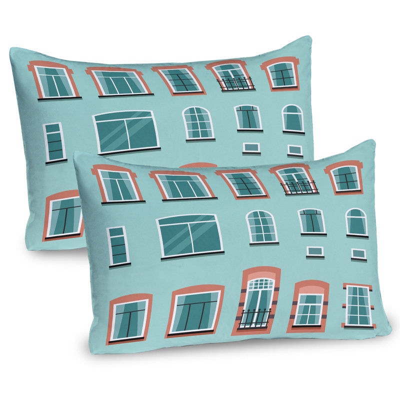 Ensemble de 2 taies décoratives Ambesonne Urban, H 20 po x l 36 po