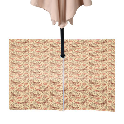 Pixel Natural Butterflies Water Repellent Tablecloth