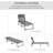 Outsunny Reclining Chaise Lounge Chair, Portable Sun Lounger, Folding Camping Cot, With Adjustable Backrest And Removable Pillow, For Patio, Garden, Beach, Grey-2021279908