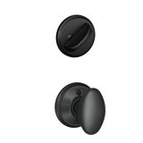 Siena Single Cylinder Interior Knob Set (Exterior Portion Sold Separately)