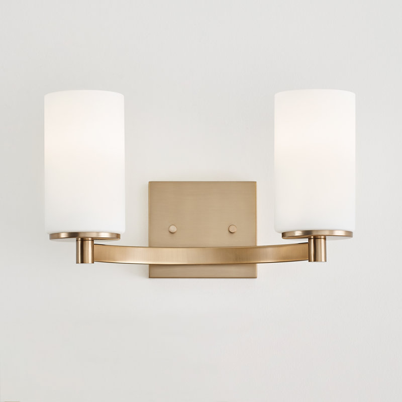 Aydrien 2 - Light Dimmable Vanity Light, Satin Brass