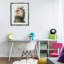 Art mural sur toile "Hérisson dans un pot de jardinage" par Fab Funky-359495411-361881369
