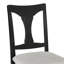 Ensemble de 6 chaises de salle à manger rembourrées sans accoudoirs avec pieds en bois massif pour une assise élégante et confortable-1356262602