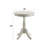 Alger White Finish Accent Table