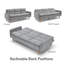 Phobos Queen 202cm Upholstered Convertible Sofa-1495802477