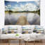 Tapisserie paysage marin jetée dans la mer Bavière-28488005