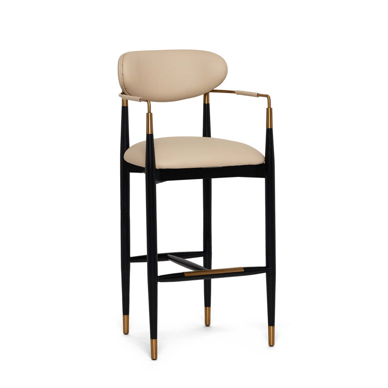 Tabouret de comptoir rembourré Cidra, Tabouret de bar (siège d'une hauteur de 30,5 po)