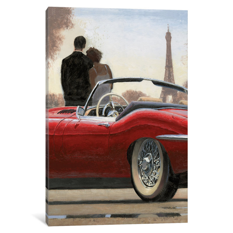 «A Ride in Paris I» par Marco Fabiano, reproduction d'art sur toile tendue, H 40 po x l 26 po x P 1,5 po
