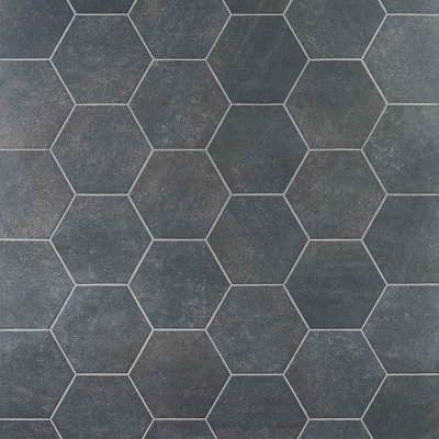 Texstone 9" Matte Porcelain Hexagon Tile