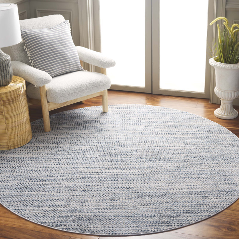 Tapis abstrait Candelario Performance, Rond 6 pi 7 po