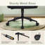 Vanity Chair With Wheels And Arms, Comfy Office Chairs For Women, Height Adjustable Ergonomic Swivel Chair For Bedroom, Living Room Makeup,chenille
