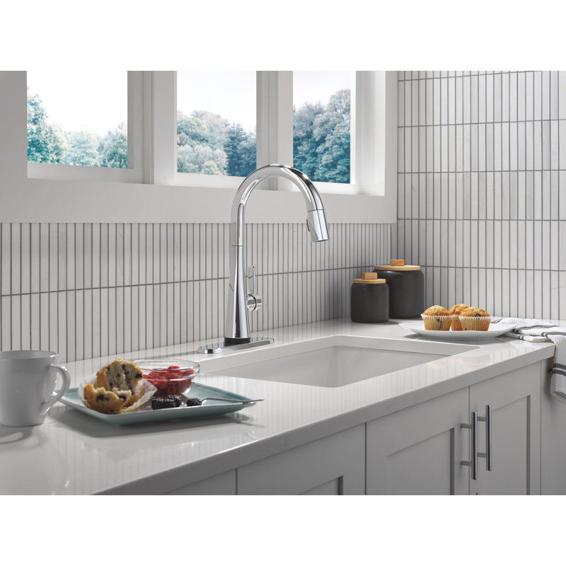Monrovia Touchless Bar Faucet with Touch Technology, Lumicoat  Chrome