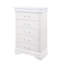 Commode verticale à 5 tiroirs avec éclairage décoratif DEL