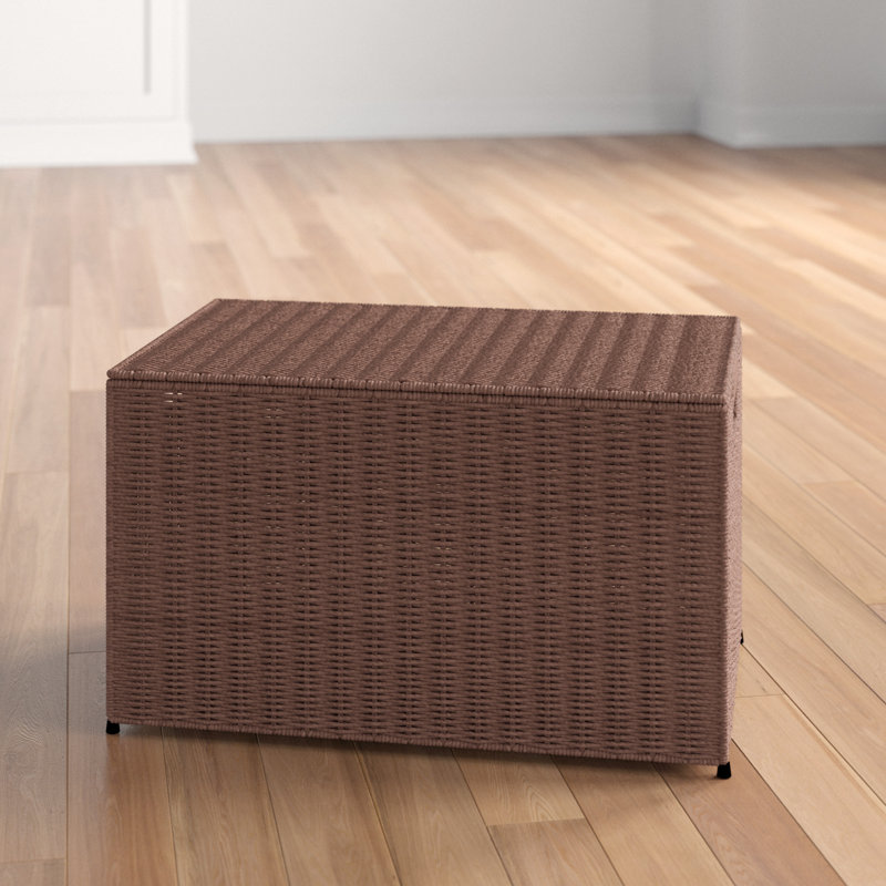 Small Natural Woven Seagrass Wicker Storage Chest