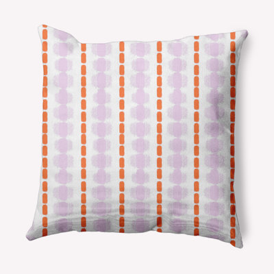 Watercolor Stripe Indoor/Outdoor Throw Pillow
