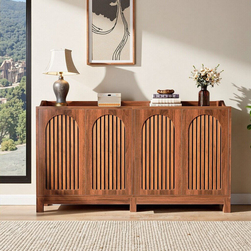 Armoire de rangement 57 po, Brun