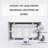 47-Inch Freestanding Rectangular Acrylic Bathtub, With Gloss White Finish, Certified By CUPC