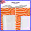 Rideaux de fenêtre orange à lignes ondulées, voilages et voilages occultants - 1 panneau-1356374589-1356374578