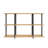 Easy Twist Assembly 3-Tier Wide Display Shelf In Light Oak-471032307