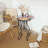 Micheal Ceramic Top Side Table