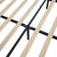 Mobilier de chambre à coucher à dossier haut en tissu Comfort