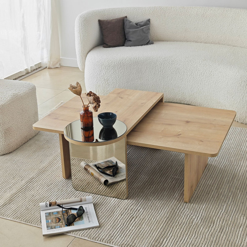 Ensemble de tables basses, Oak/BronzieSaphhire Oak
