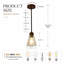 Luminaire plafonnier semi-encastré en bois rustique à 1 lumière de style campagnard avec abat-jour en verre ensemencé pour l'entrée de la cuisine de la salle à manger